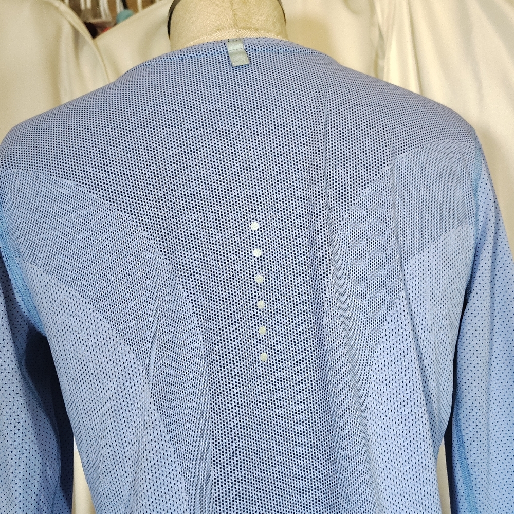 Nike Running Long Sleeve, Women Blue Dri-Fit  Breathable, Round Neck, S - Picture 8 of 12